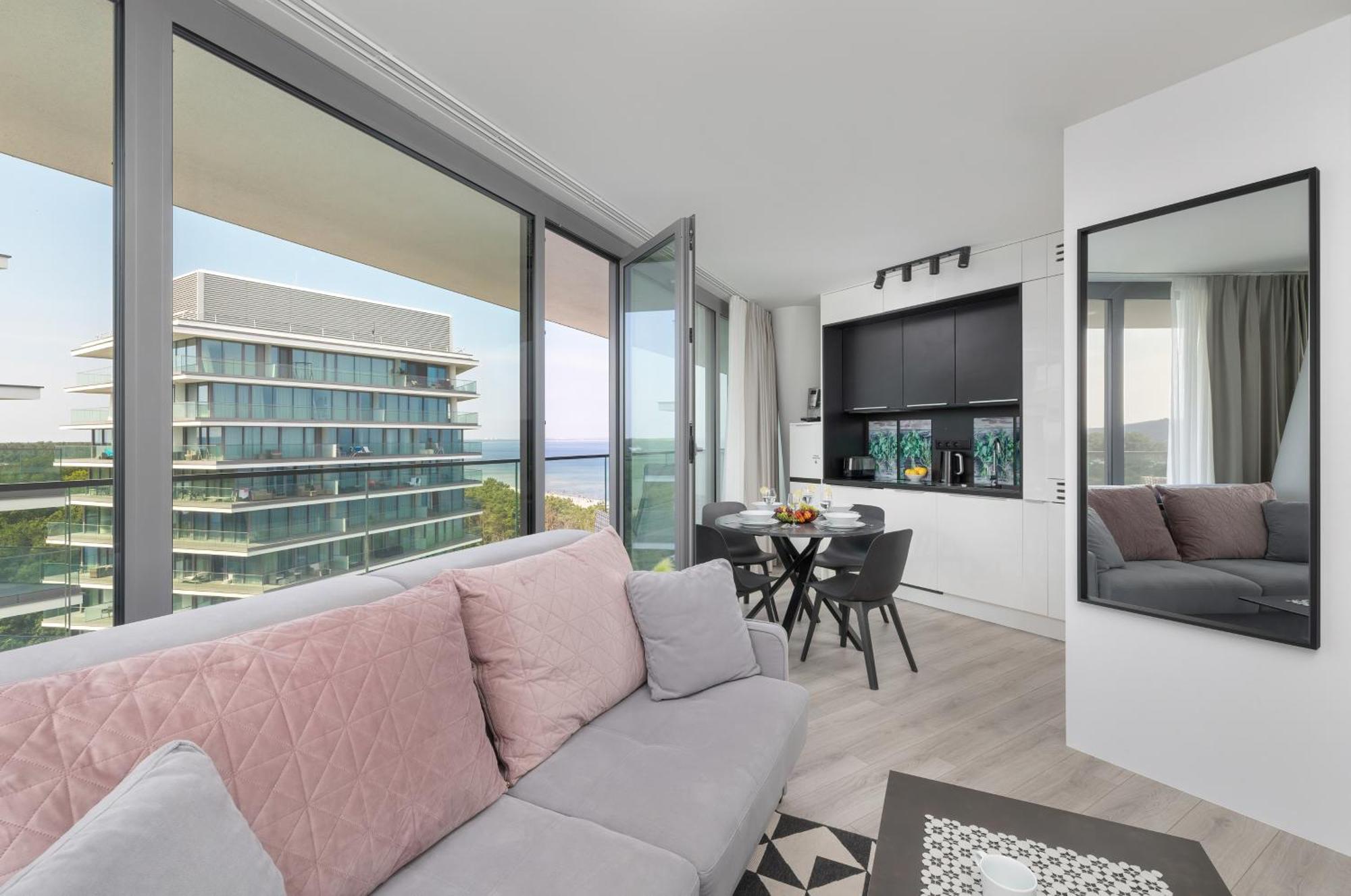 Lux Sea Towers - Wellness Spa, Gym & Beach - Seaview By Rent Like Home Мендзыздрое Экстерьер фото
